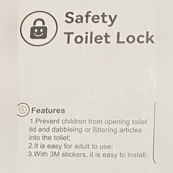 Toddler Safety Toilet Lock New - Picture 5 of 5